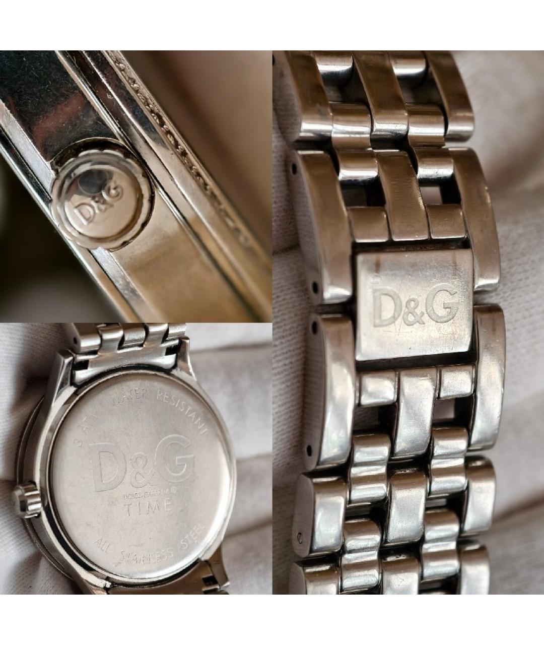 DOLCE&GABBANA Серебряные часы, фото 4