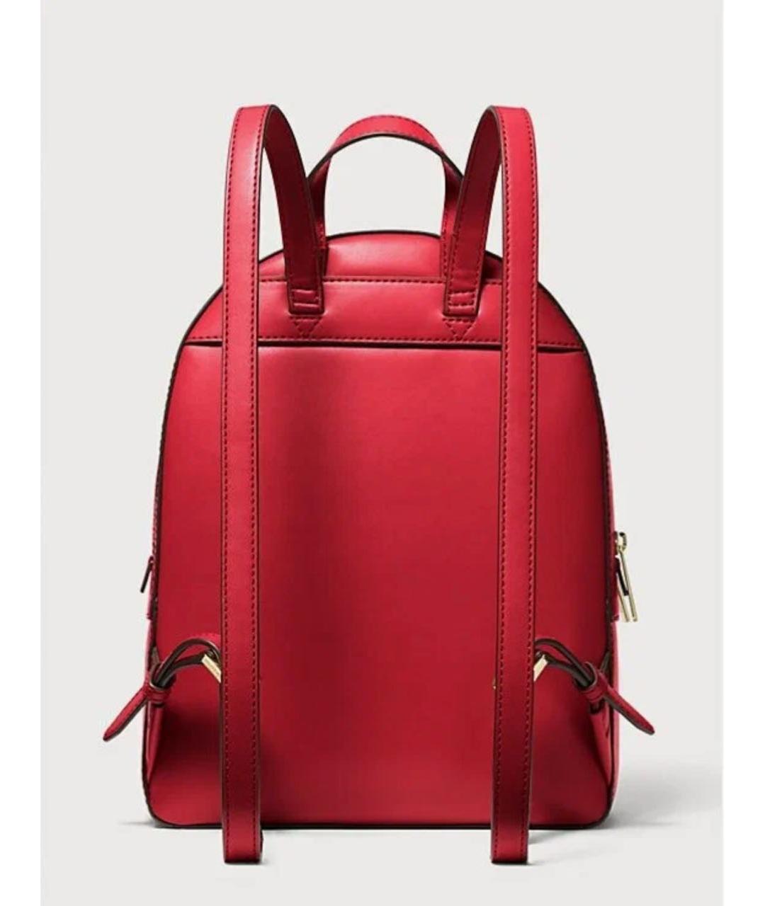 MICHAEL KORS Красный кожаный рюкзак, фото 3