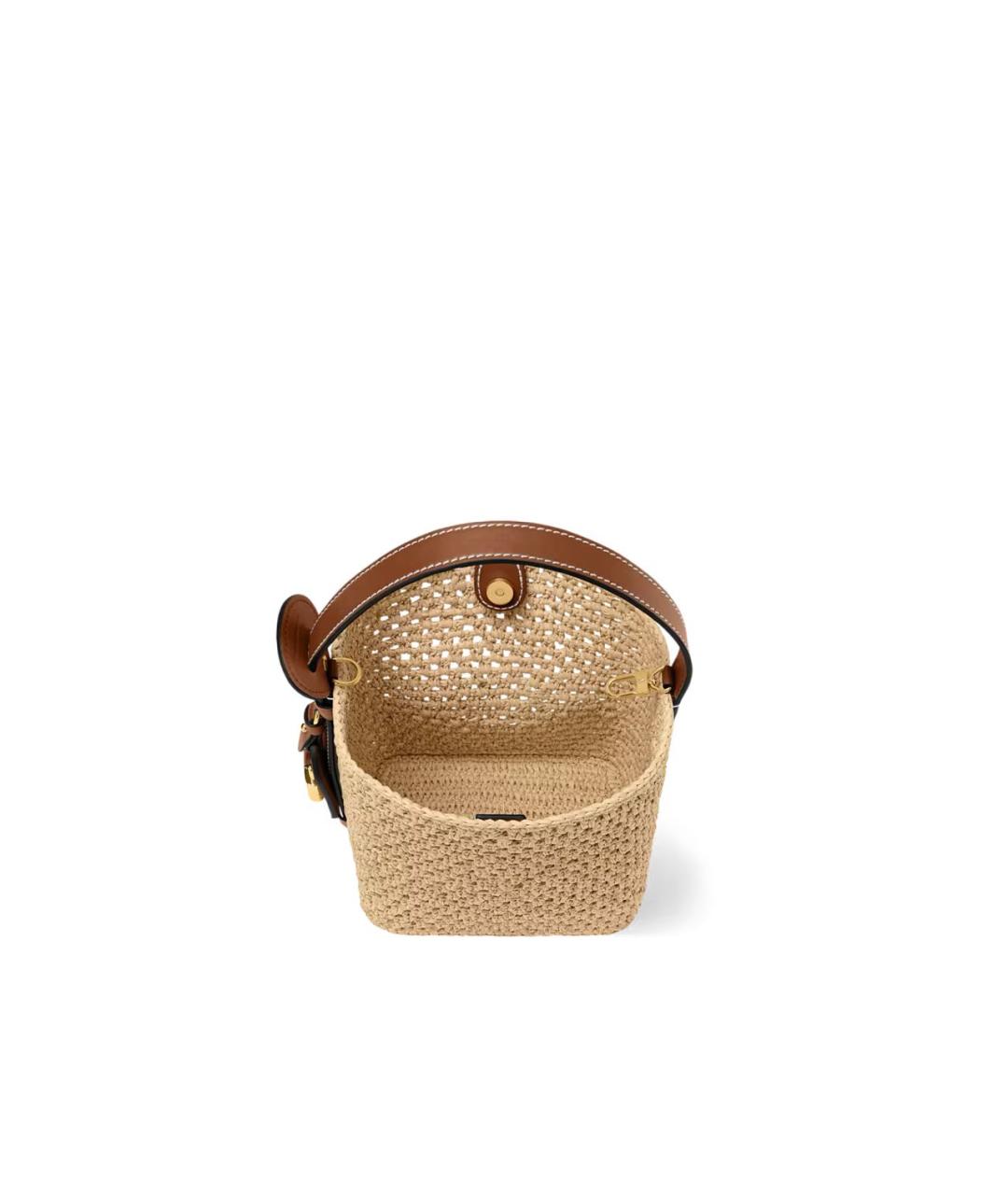 LOUIS VUITTON Бежевая пелетеная пляжная сумка, фото 4
