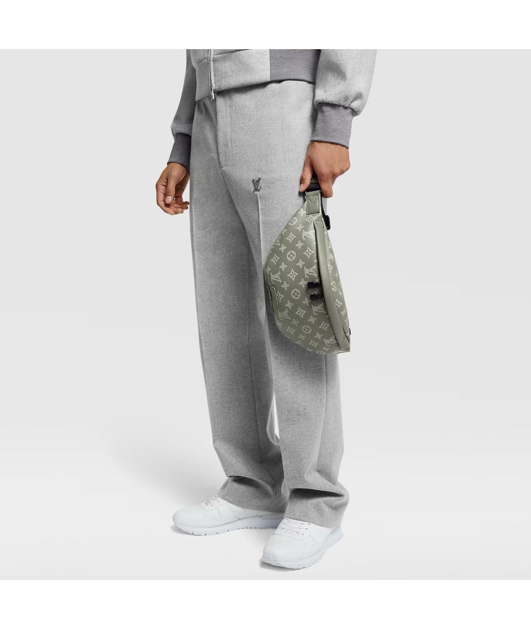 LOUIS VUITTON Зеленая поясная сумка, фото 6