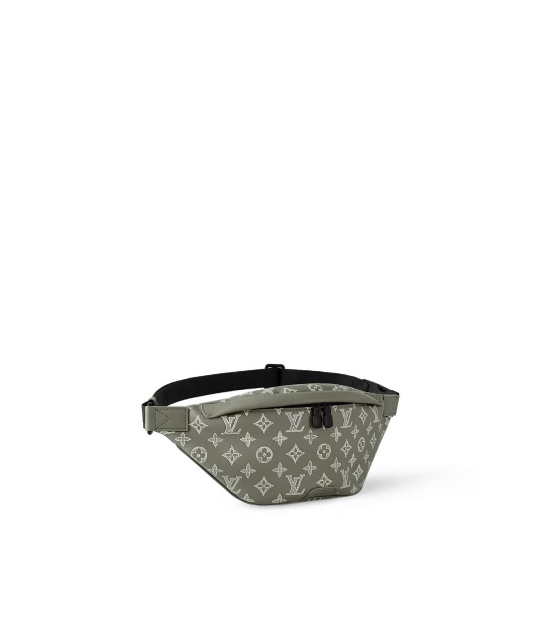 LOUIS VUITTON Зеленая поясная сумка, фото 3