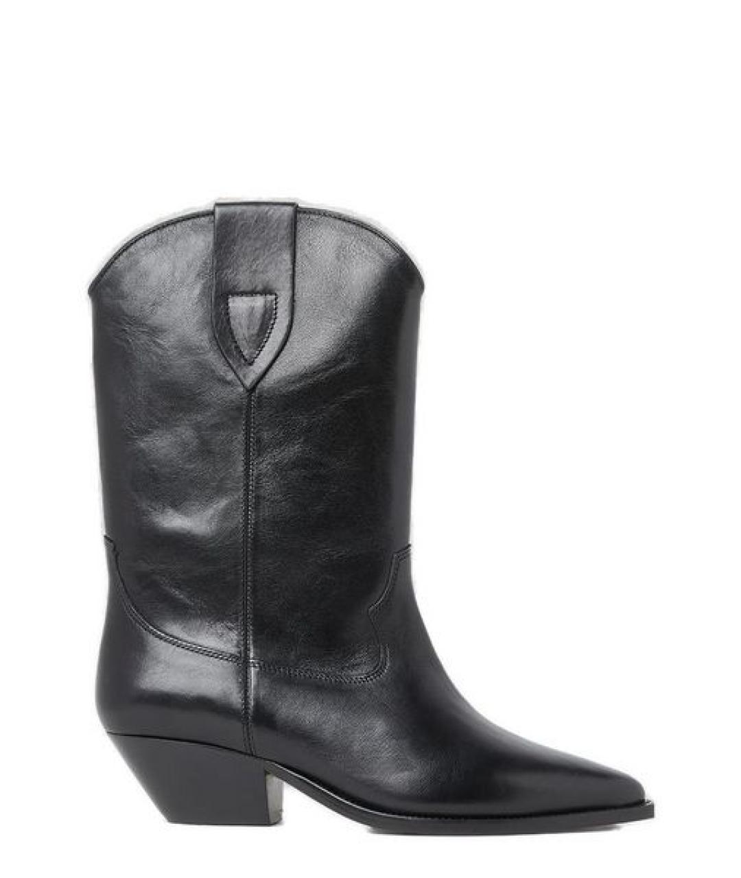 ISABEL MARANT Черные кожаные ботинки, фото 1
