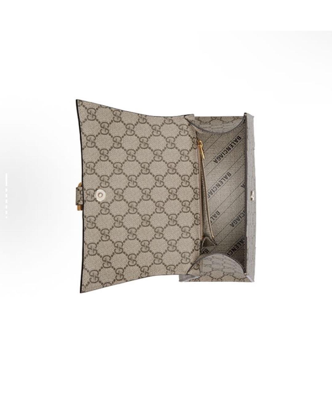 BALENCIAGA Бежевая сумка с короткими ручками, фото 4