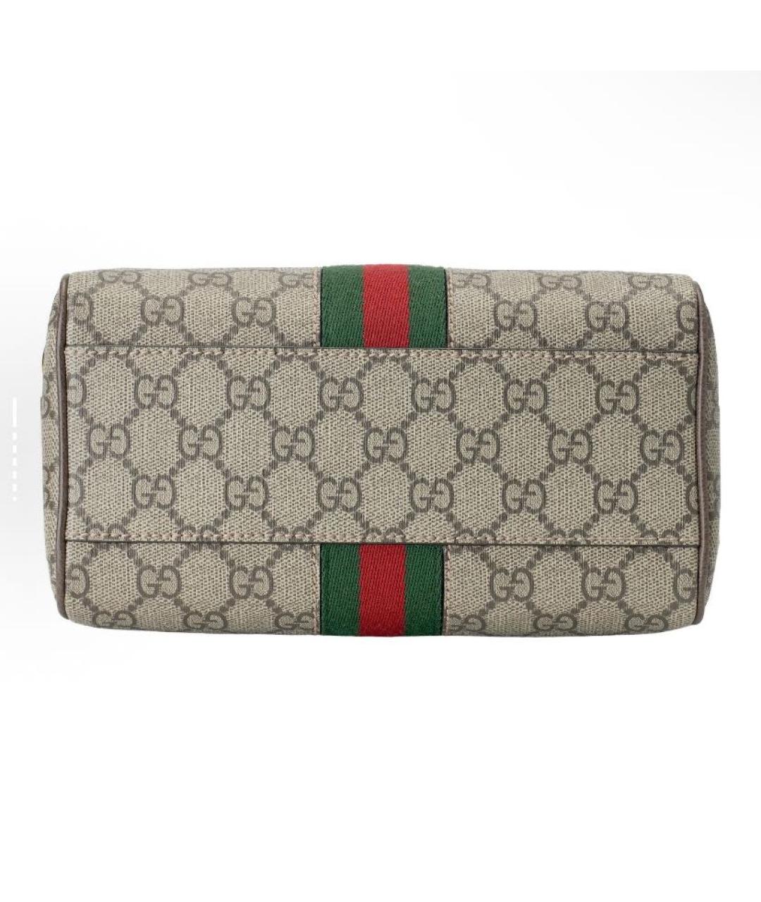 GUCCI Коричневая сумка с короткими ручками, фото 4