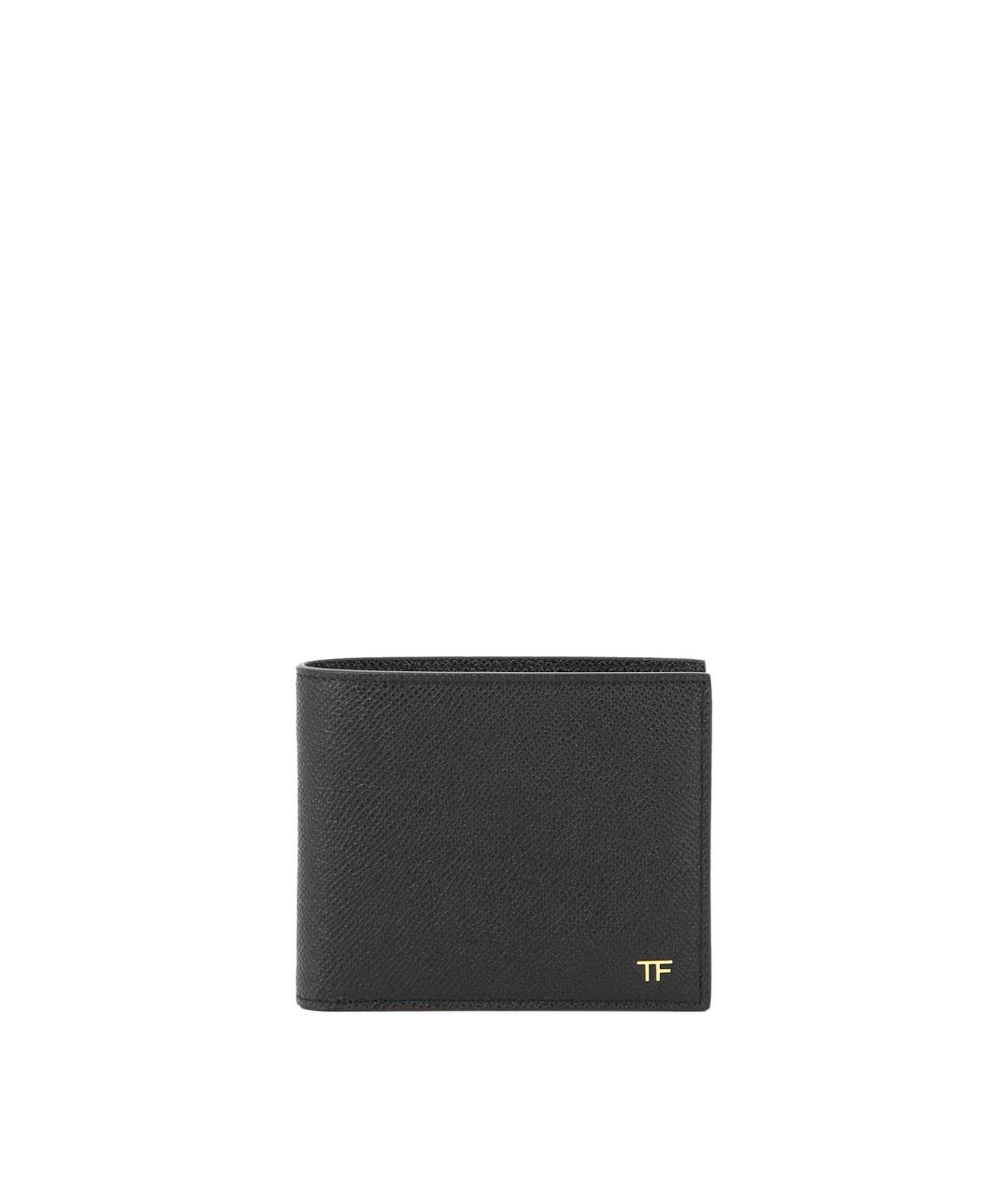 TOM FORD Черный кожаный кошелек, фото 1