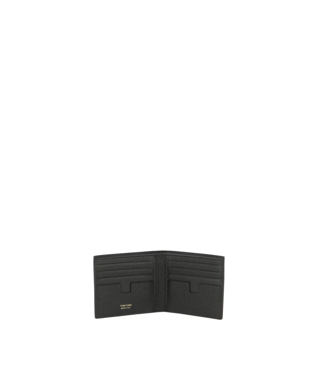 TOM FORD Черный кожаный кошелек, фото 5