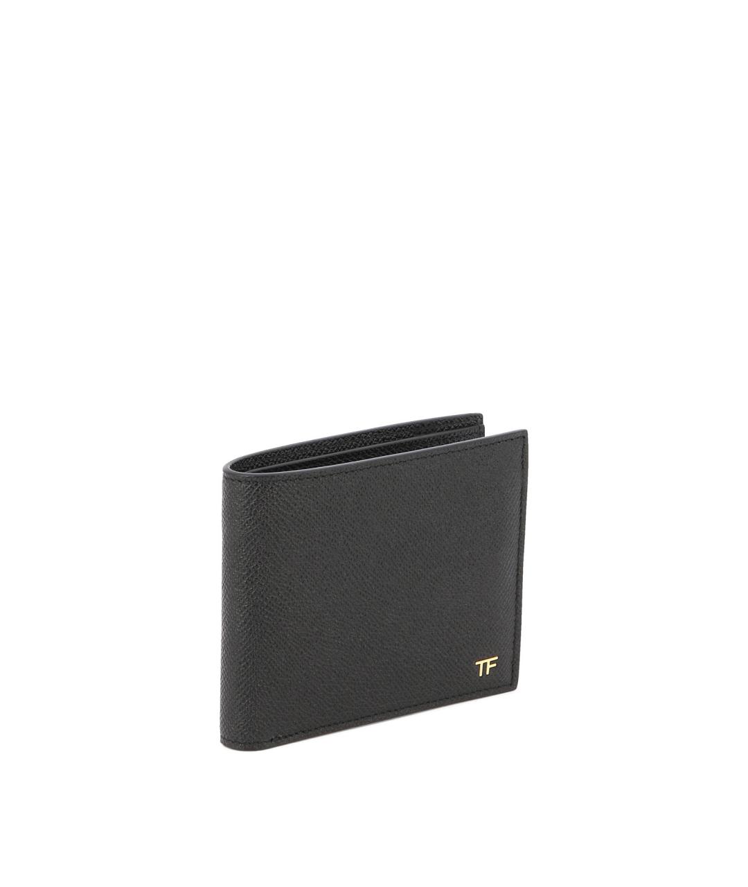 TOM FORD Черный кожаный кошелек, фото 2
