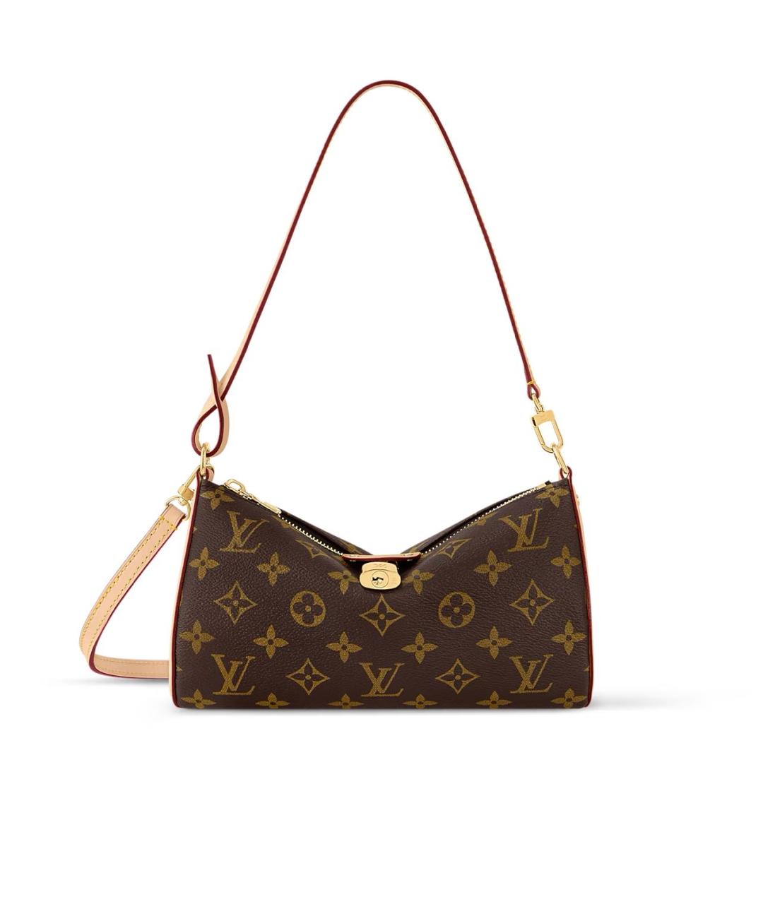 LOUIS VUITTON Коричневая сумка через плечо, фото 1