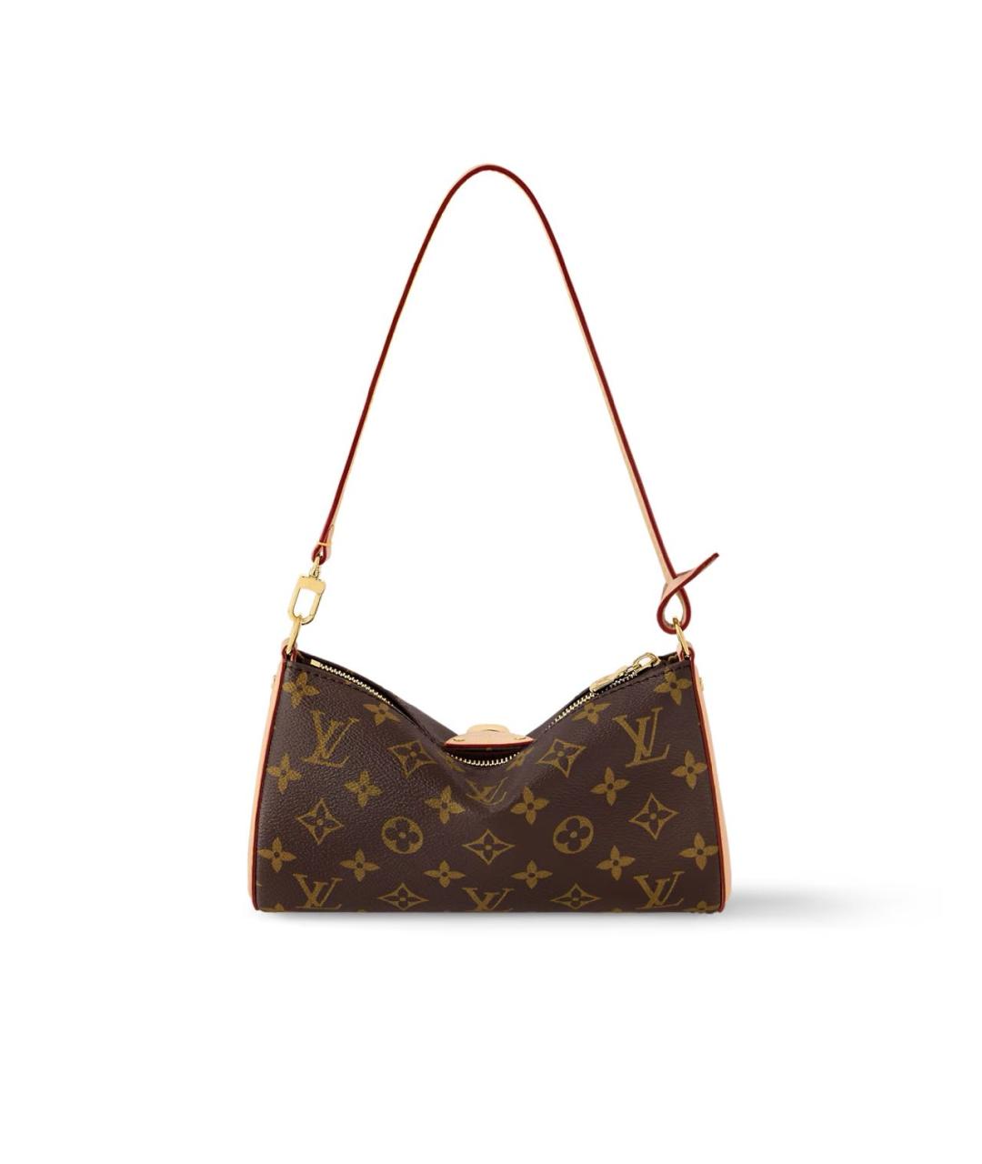 LOUIS VUITTON Коричневая сумка через плечо, фото 3