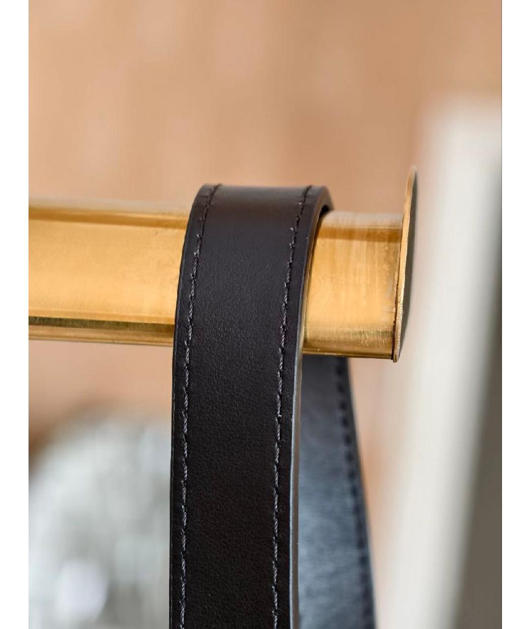 GUCCI Черная кожаная сумка тоут, фото 8