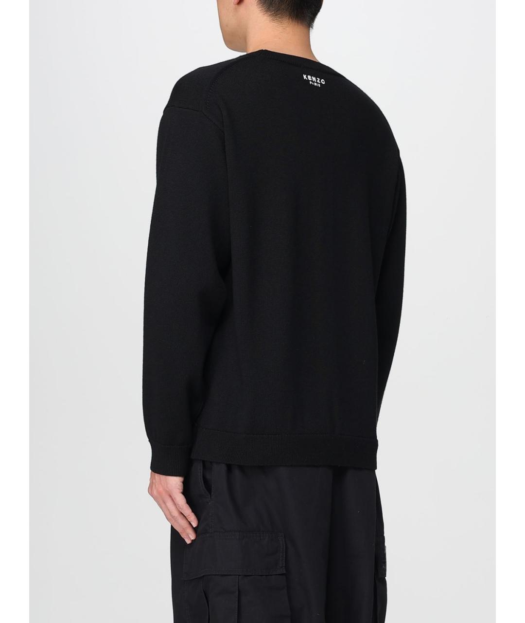 KENZO Черный джемпер / свитер, фото 3