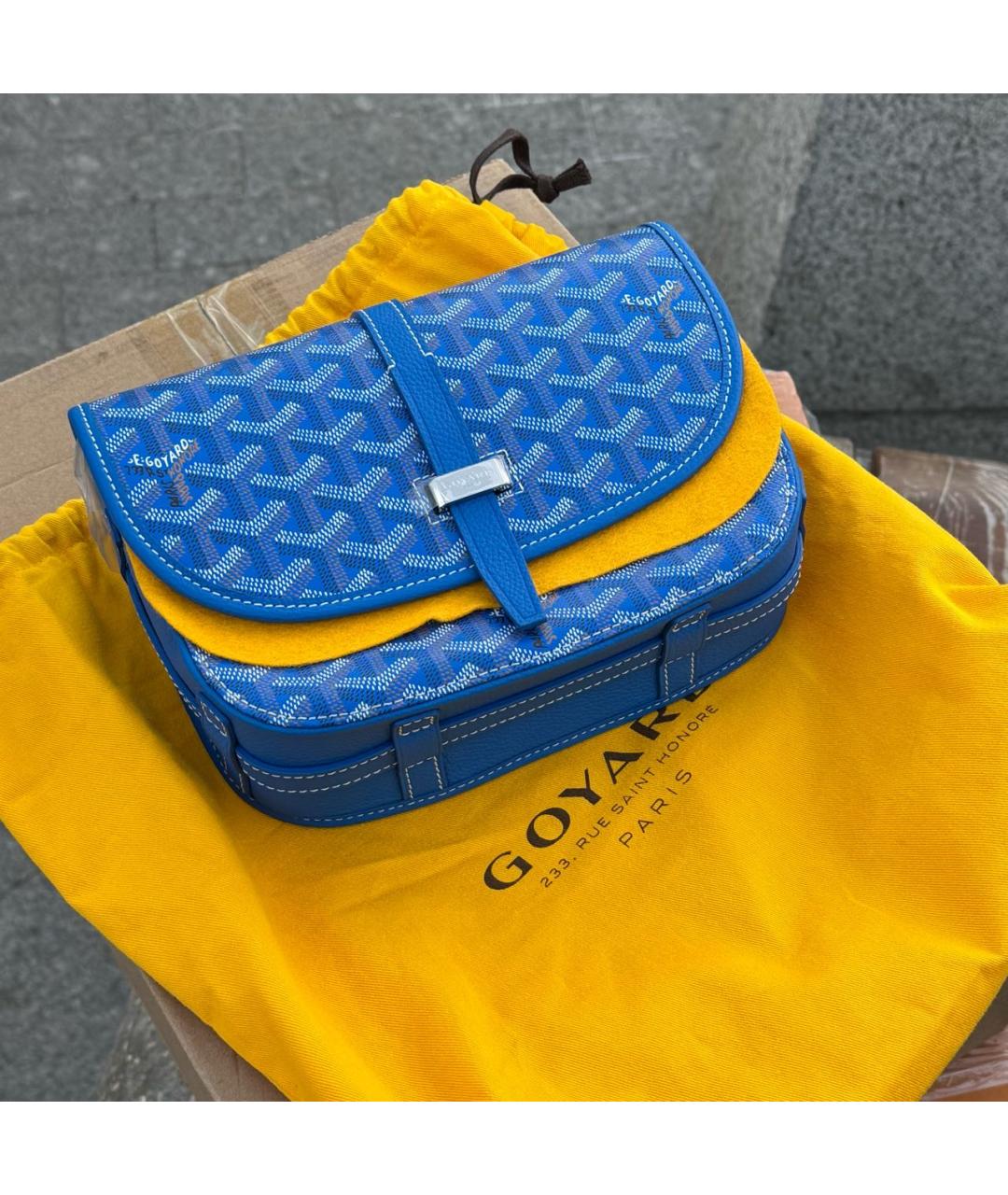 GOYARD Синяя сумка на плечо, фото 2