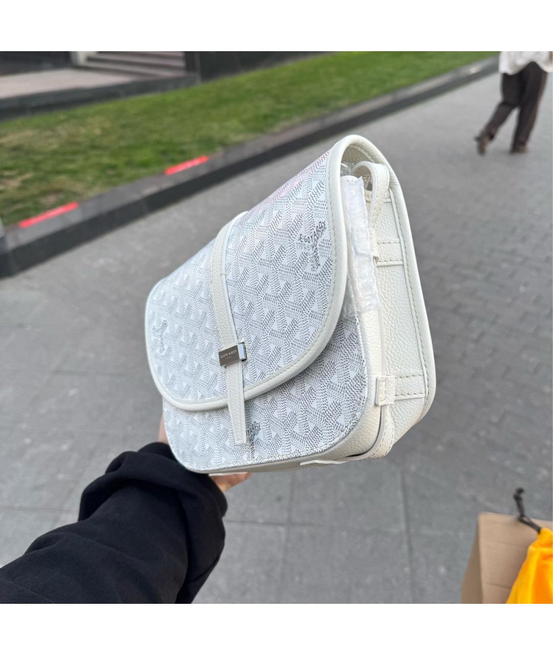 GOYARD Белая сумка на плечо, фото 5