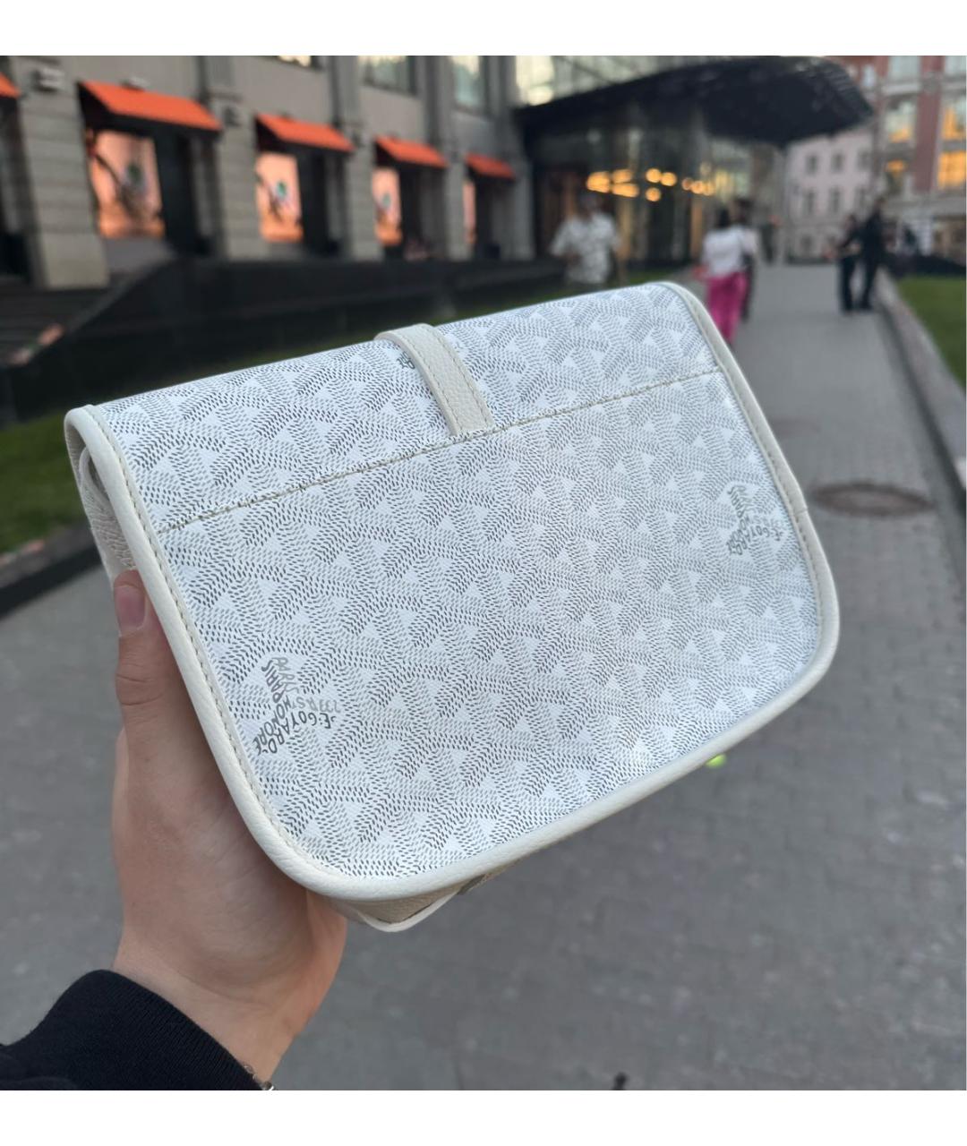 GOYARD Белая сумка на плечо, фото 3