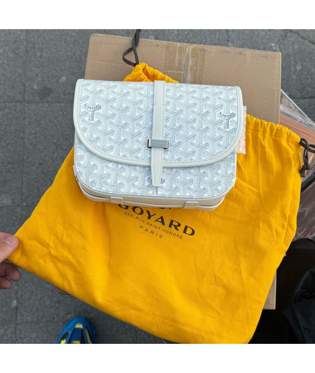 GOYARD Белая сумка на плечо, фото 2