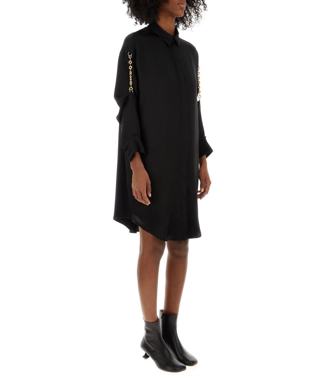 LOEWE Черное коктейльное платье, фото 3