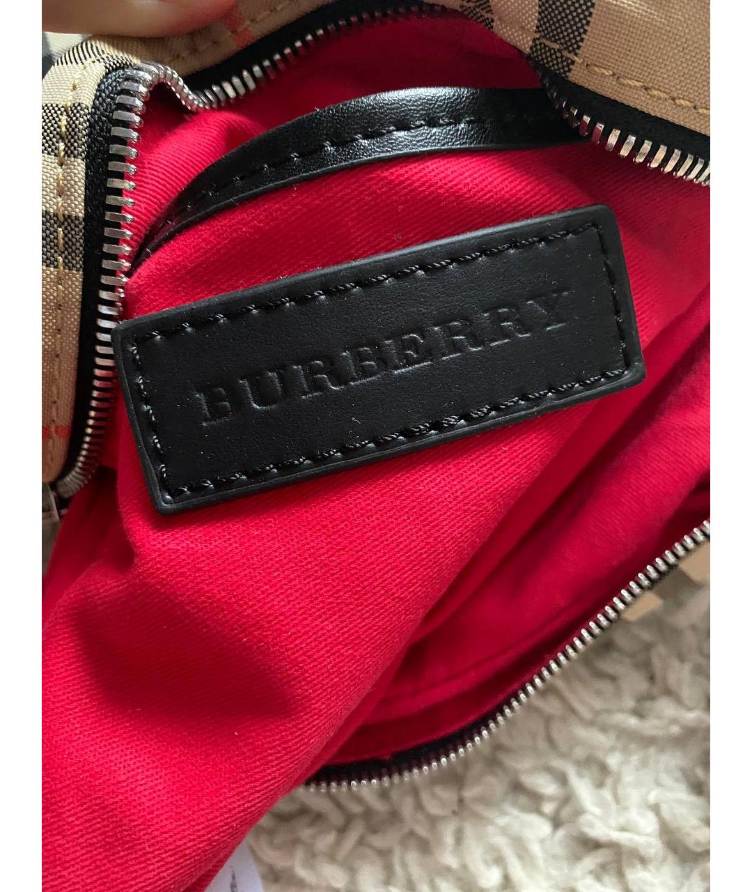 BURBERRY Бежевая сумка на плечо, фото 3