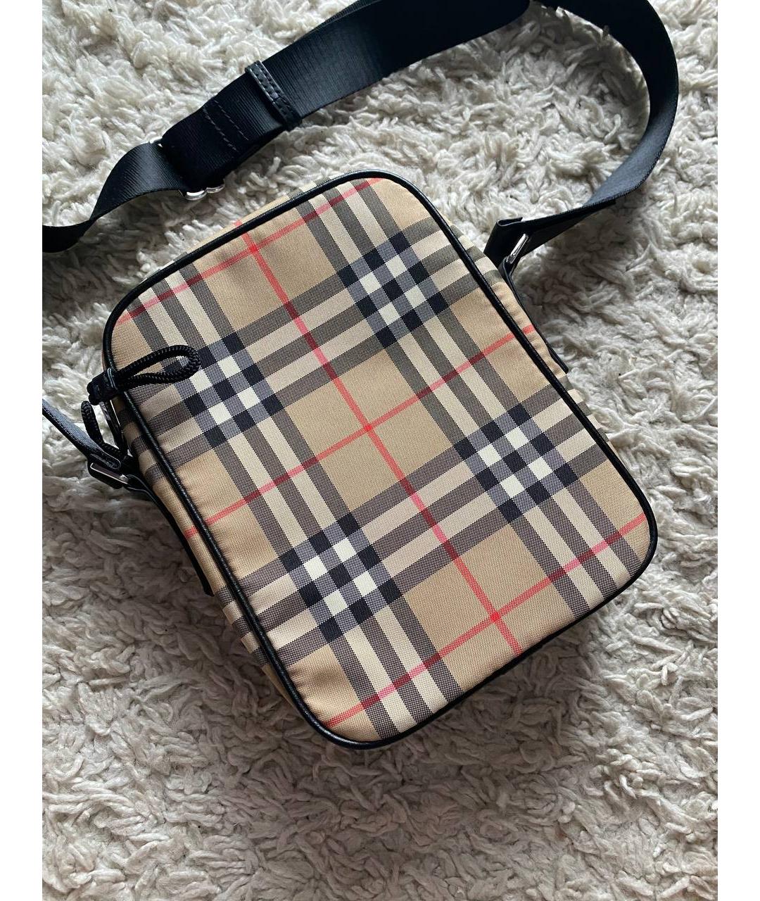 BURBERRY Бежевая сумка на плечо, фото 2