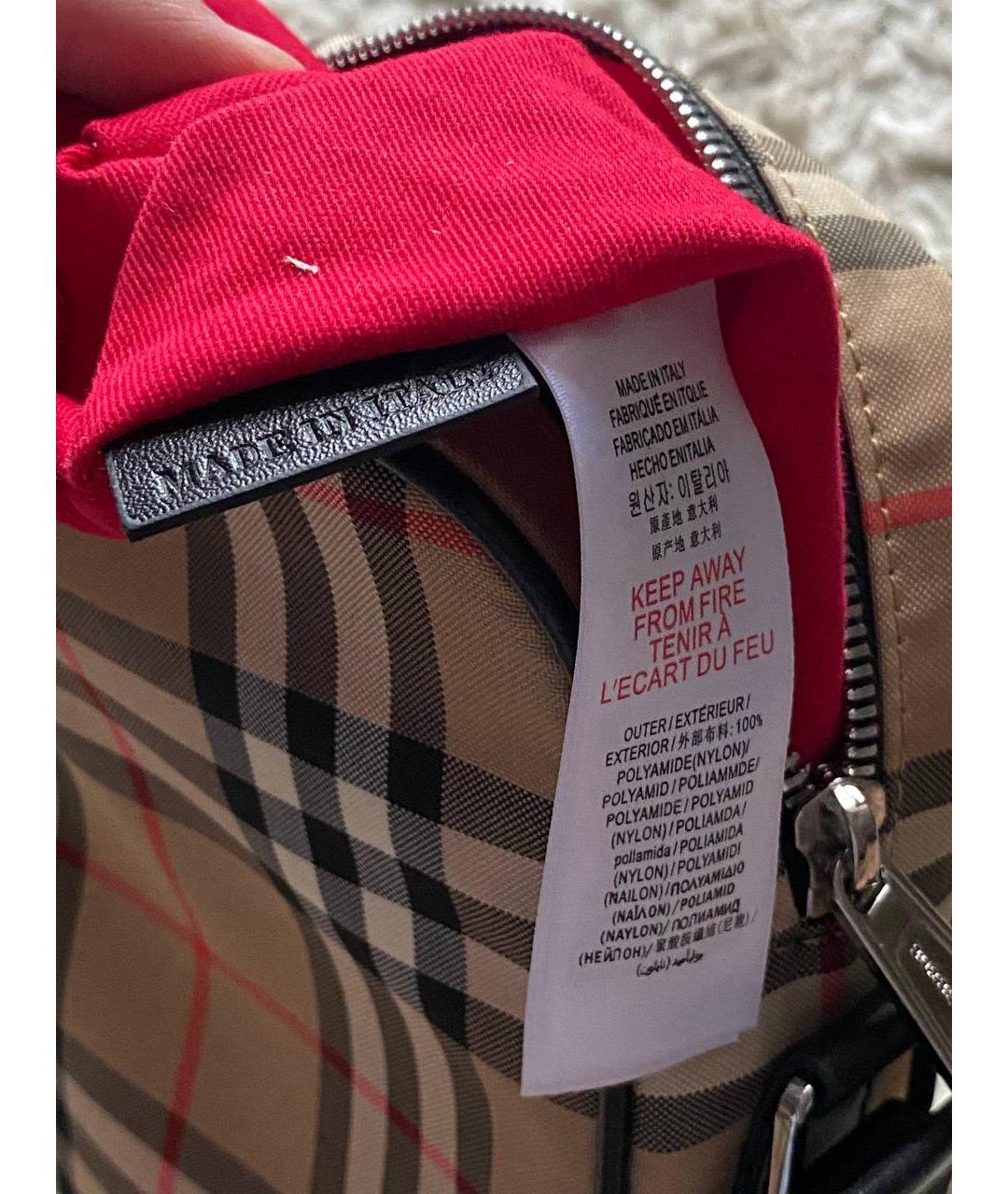 BURBERRY Бежевая сумка на плечо, фото 4