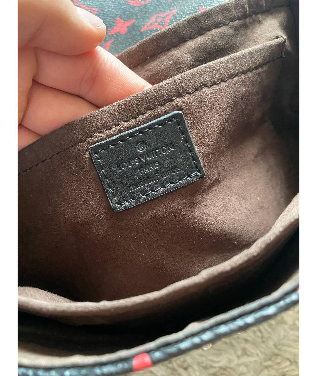 LOUIS VUITTON Черная сумка через плечо, фото 4