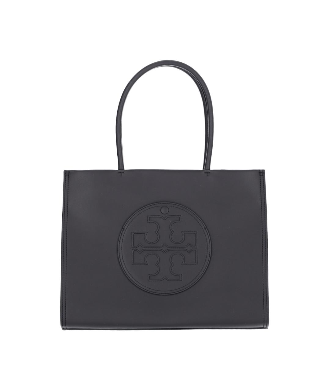 TORY BURCH Черная сумка тоут из искусственной кожи, фото 1