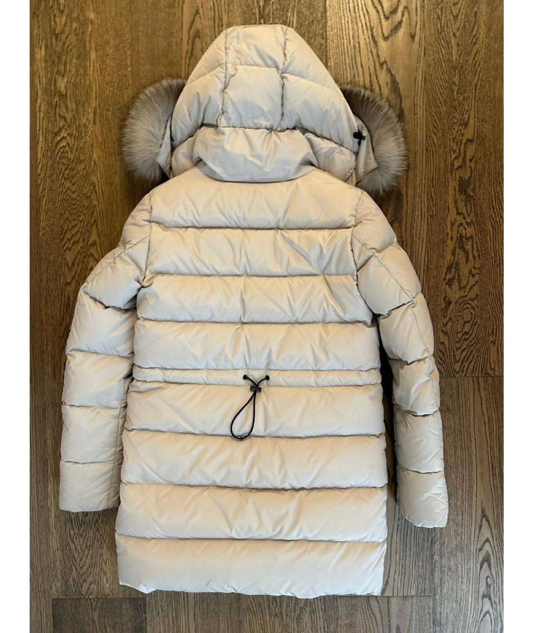 MONCLER Бежевый пуховик, фото 2