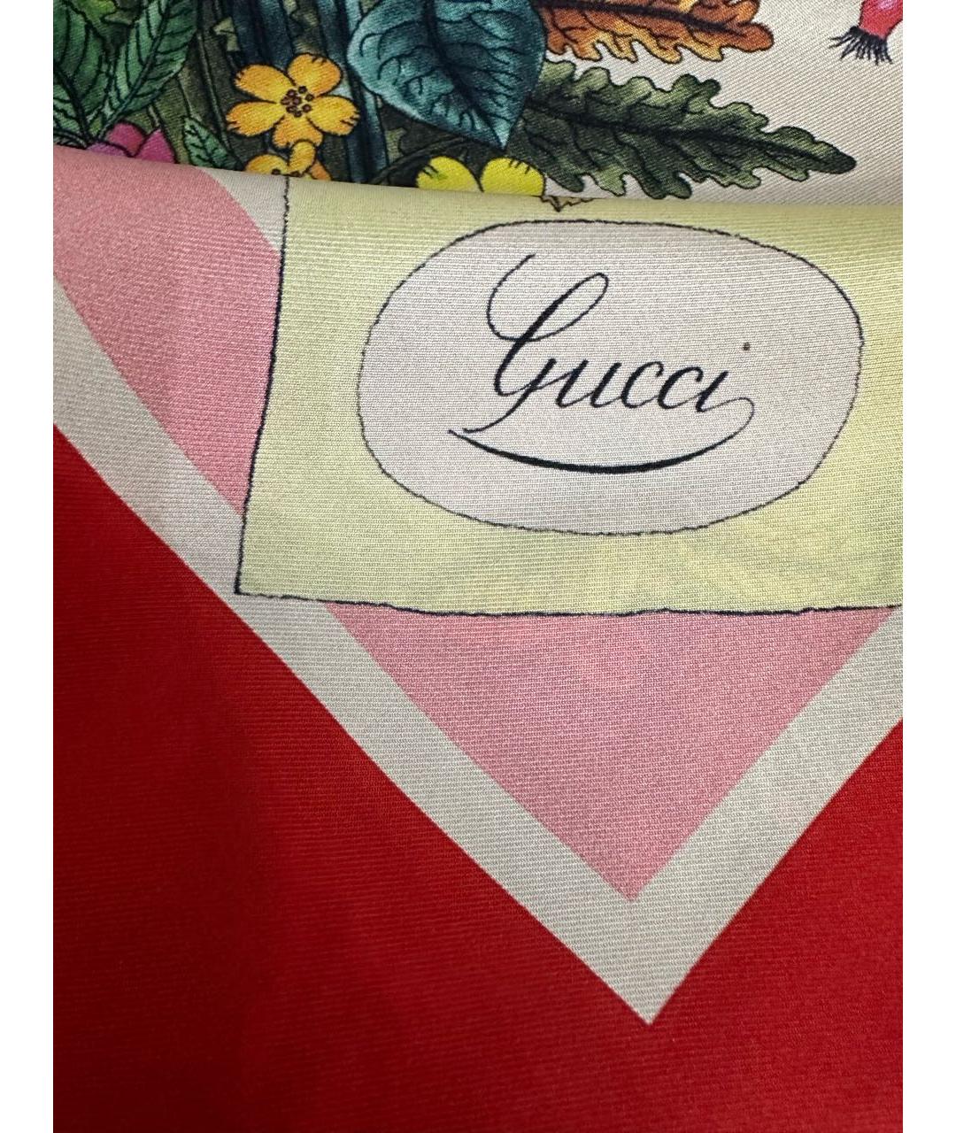 GUCCI Мульти шелковый платок, фото 4