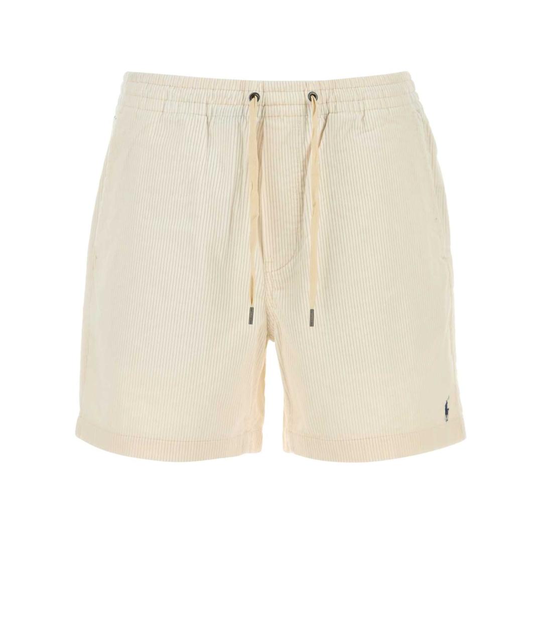 POLO RALPH LAUREN Белые хлопковые шорты, фото 1