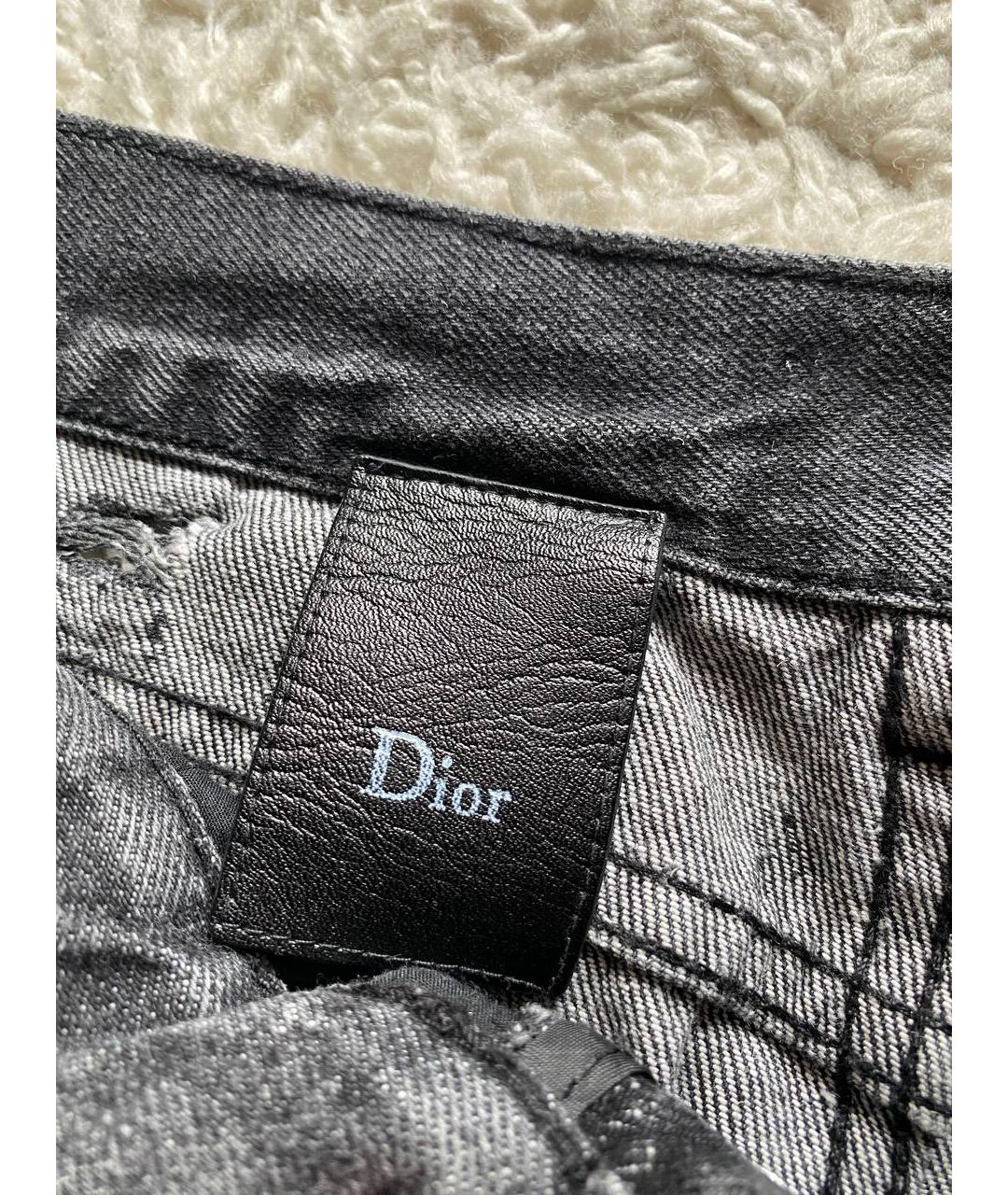 CHRISTIAN DIOR Черные джинсы скинни, фото 4