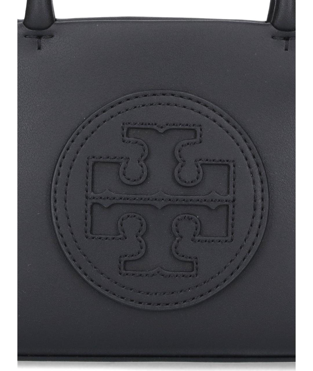 TORY BURCH Черная сумка тоут из искусственной кожи, фото 4