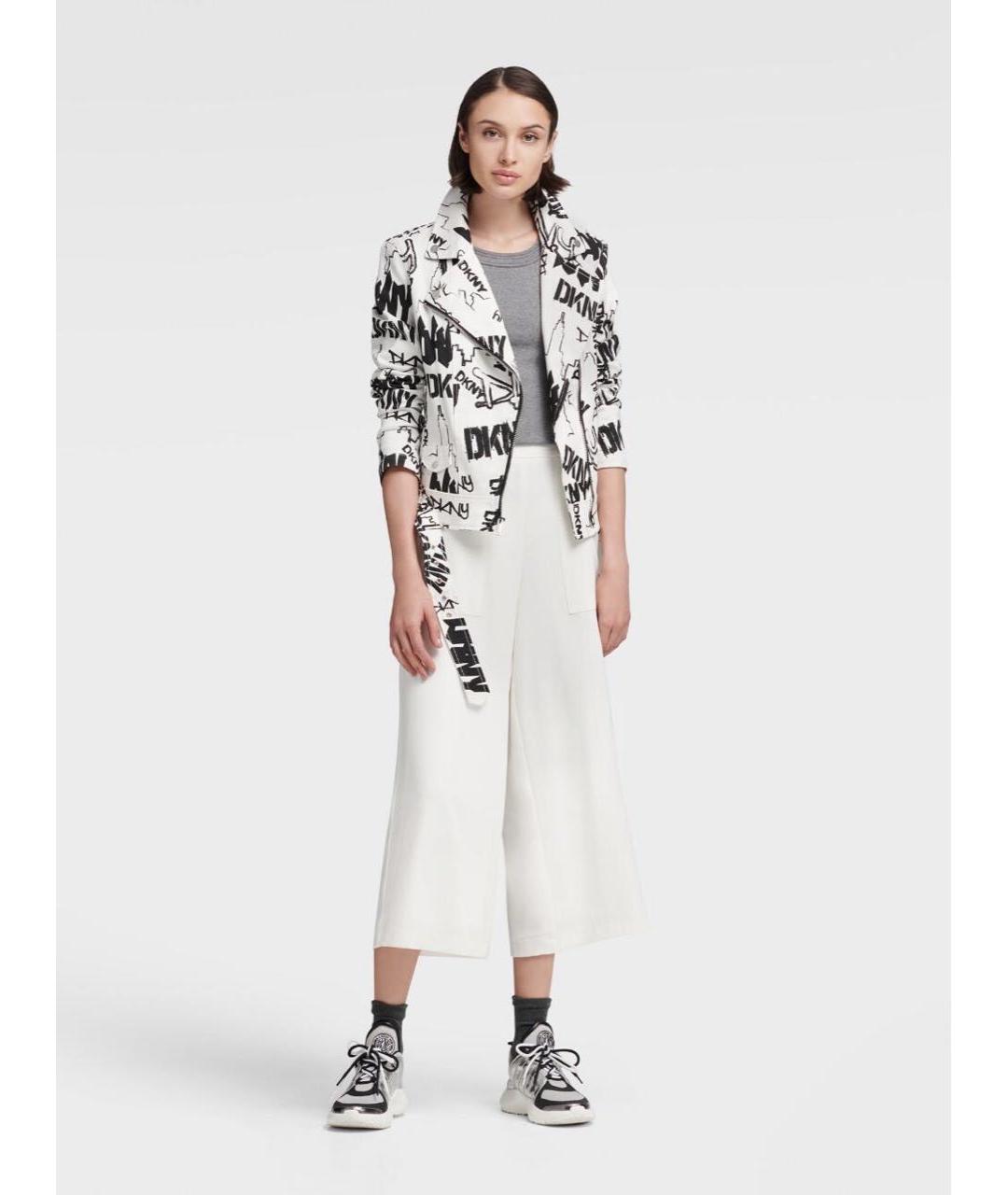 DKNY Белая деним куртка, фото 3