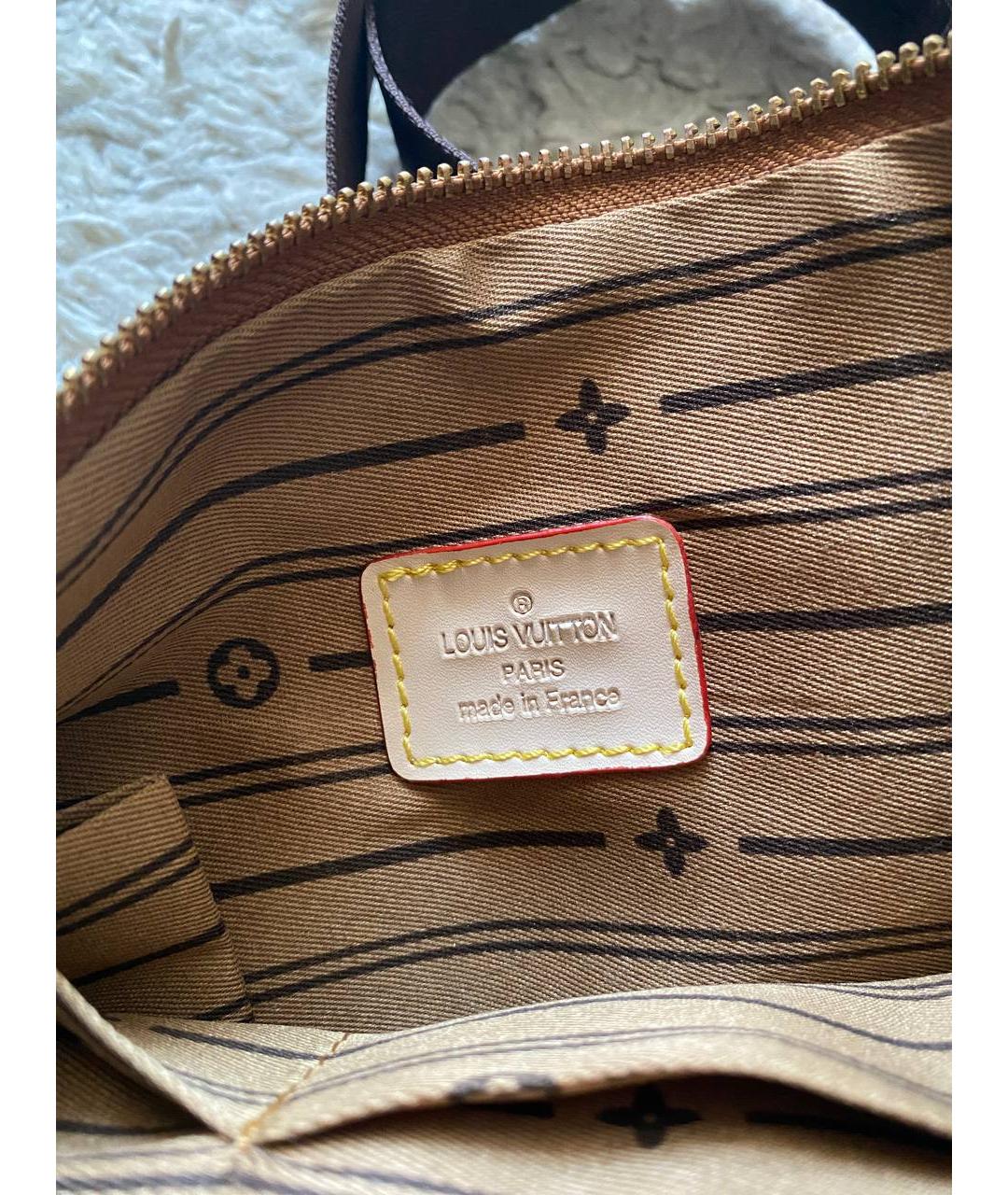 LOUIS VUITTON Коричневая сумка на плечо, фото 3