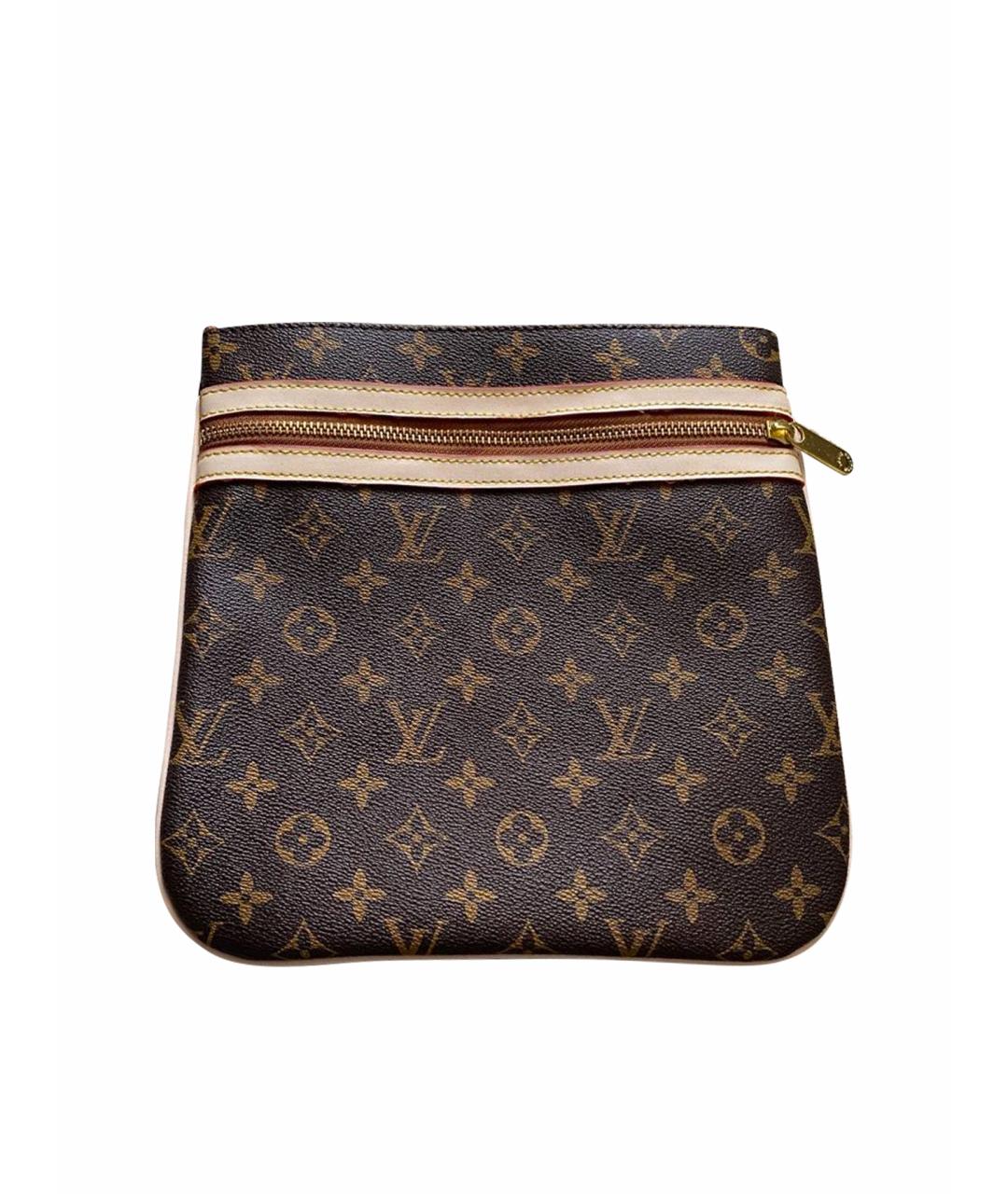 LOUIS VUITTON Коричневая сумка на плечо, фото 1