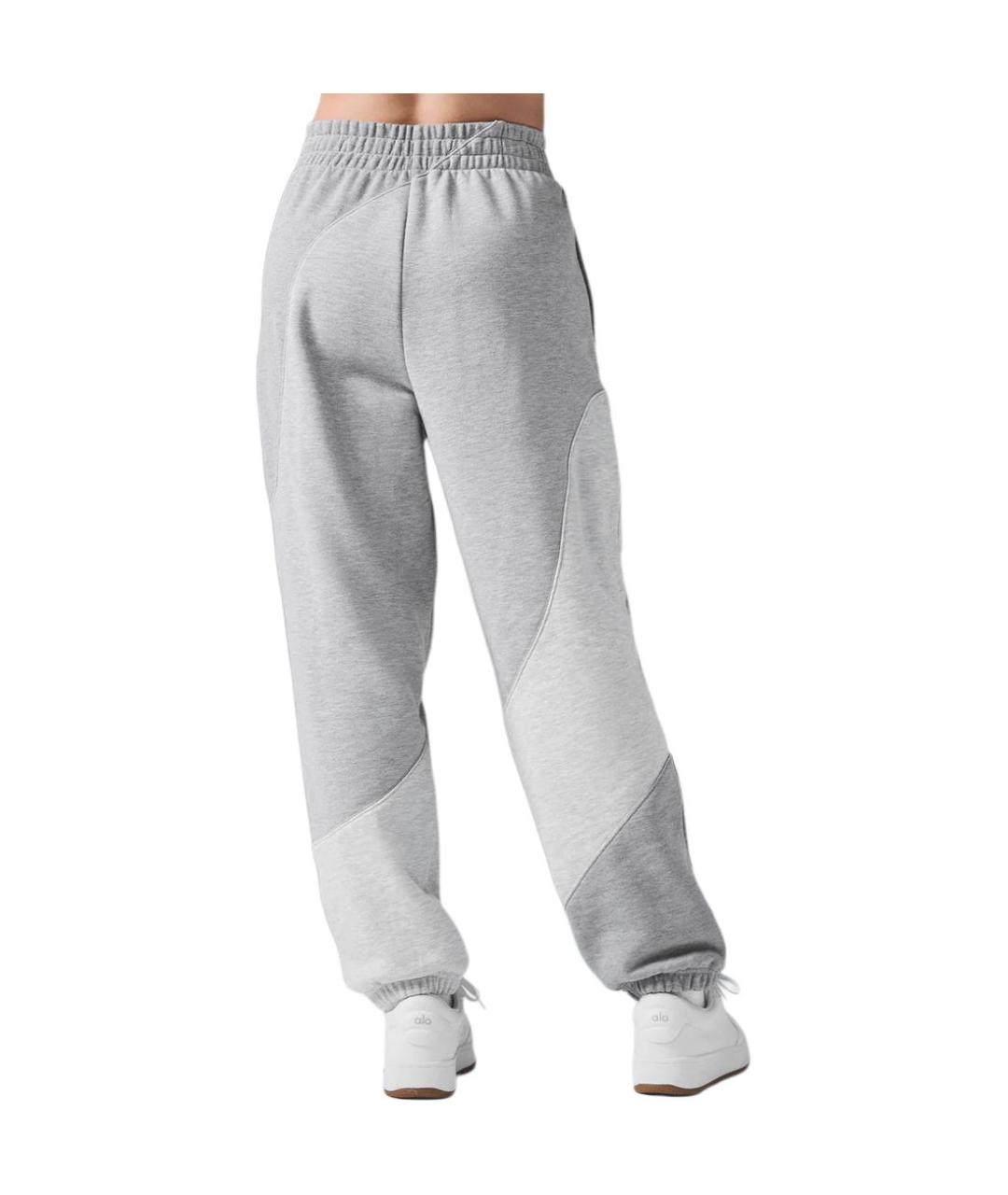 ALO YOGA Серые спортивные брюки и шорты, фото 3