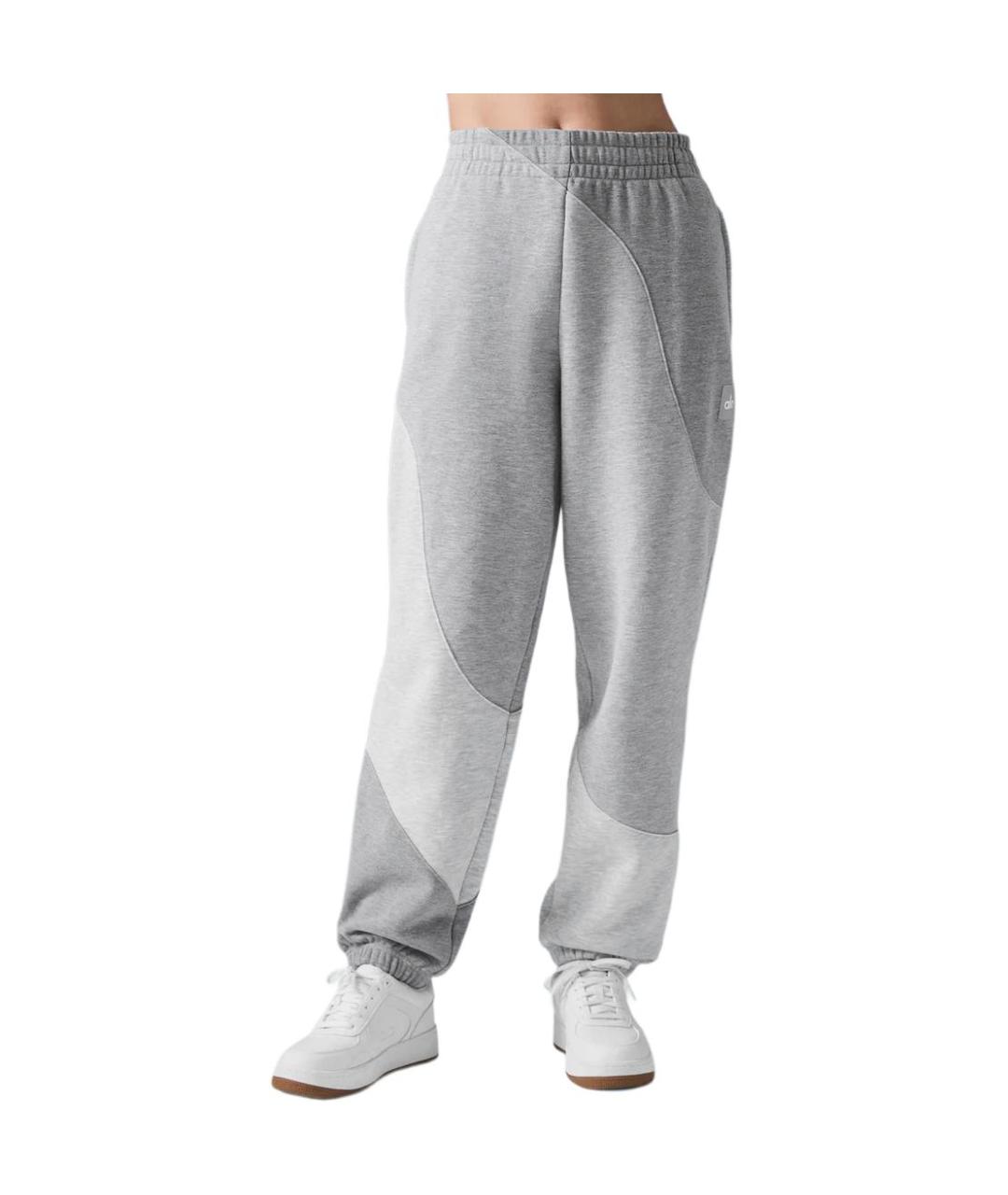 ALO YOGA Серые спортивные брюки и шорты, фото 5