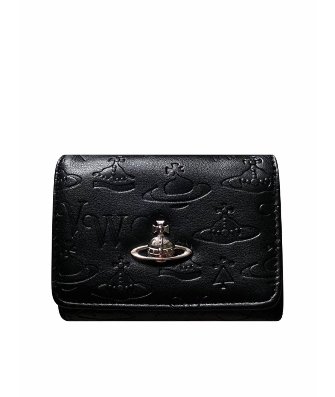 VIVIENNE WESTWOOD Черный кошелек из искусственной кожи, фото 1