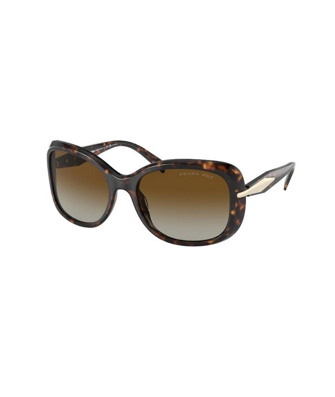PRADA Коричневые солнцезащитные очки, фото 1