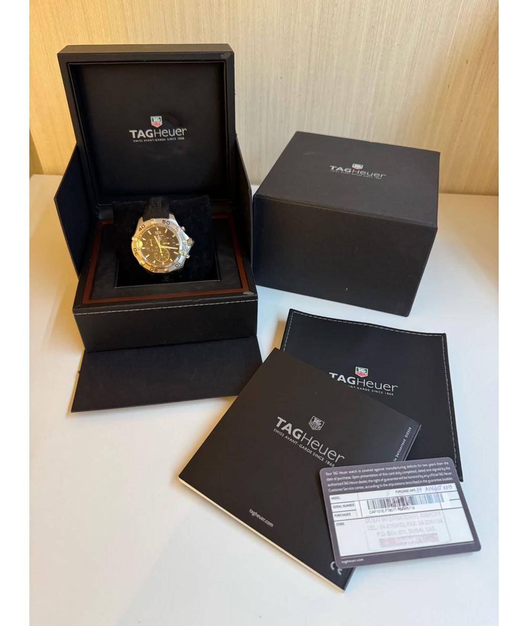 TAG HEUER Черные часы, фото 5