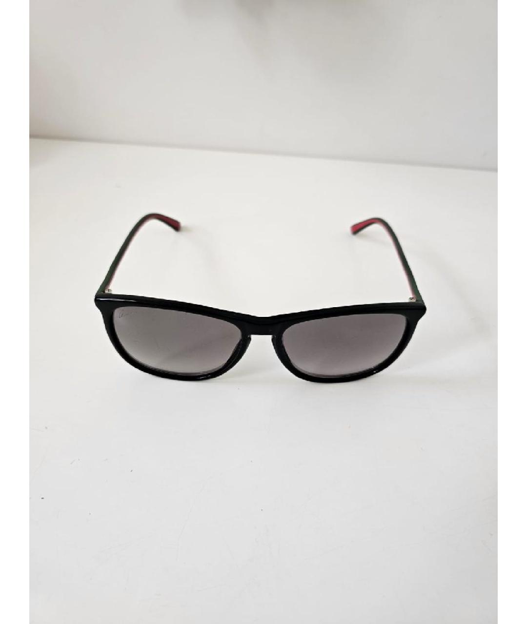 GUCCI Черные пластиковые солнцезащитные очки, фото 7
