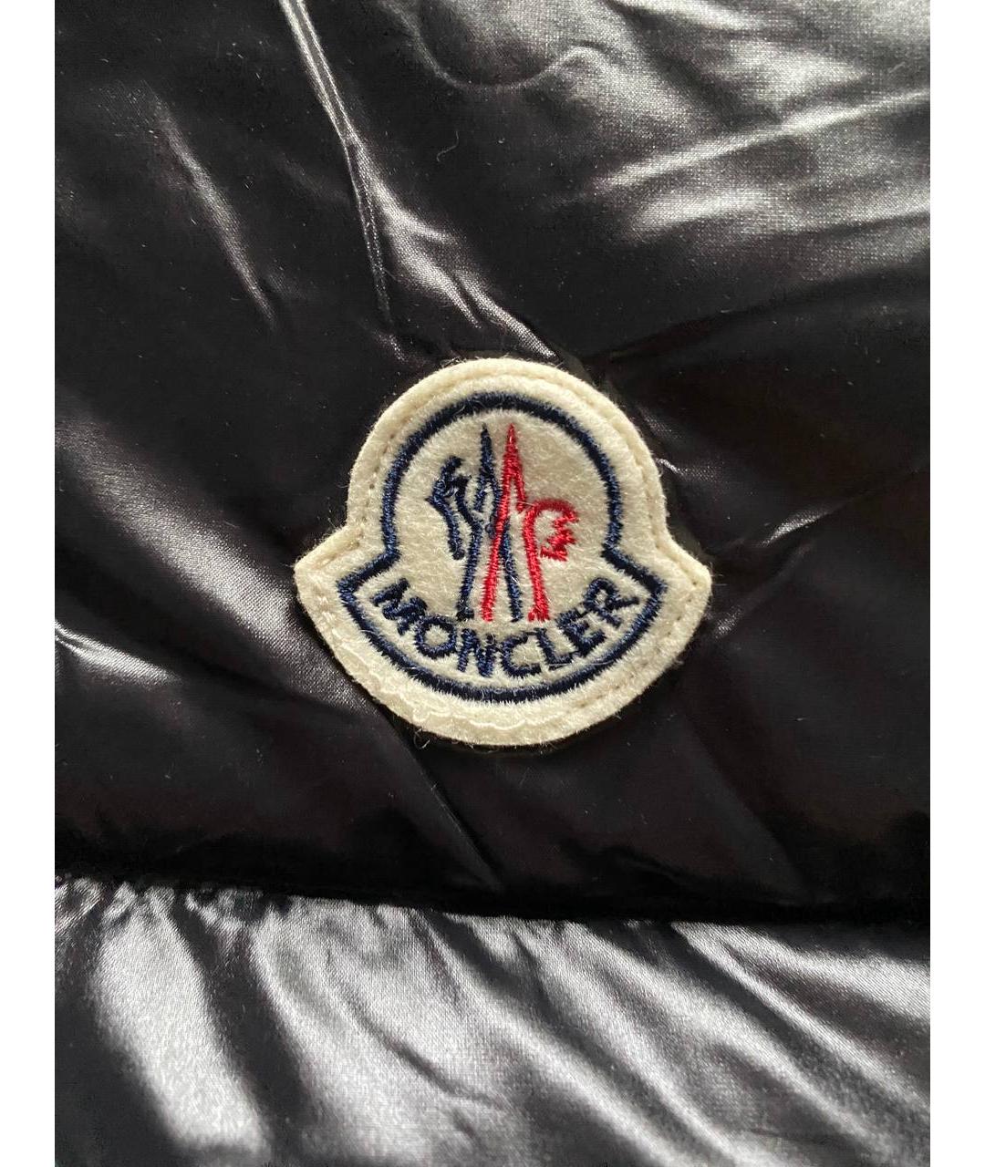 MONCLER Черный жилет, фото 2