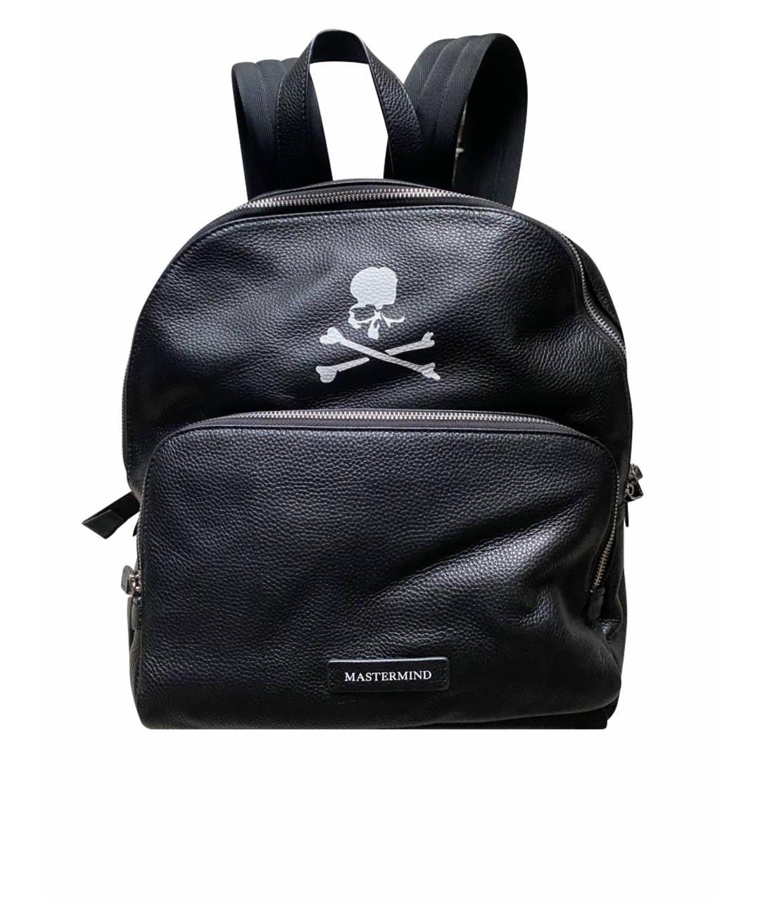 MASTERMIND JAPAN Черный рюкзак из искусственной кожи, фото 1