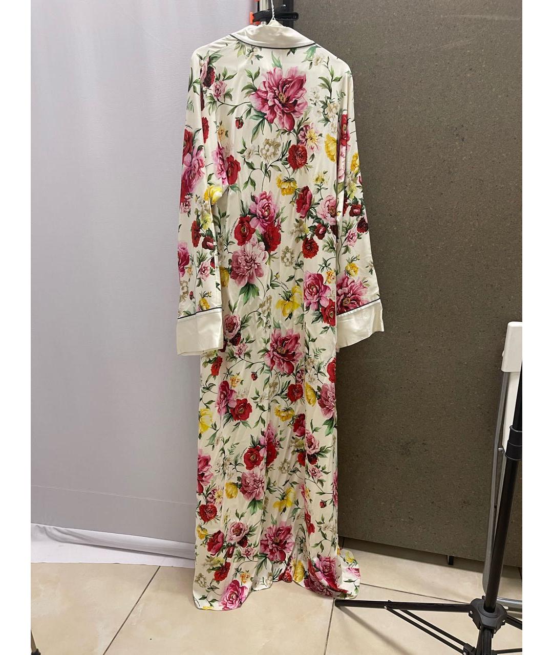 DOLCE&GABBANA Белая шелковая туника, фото 2