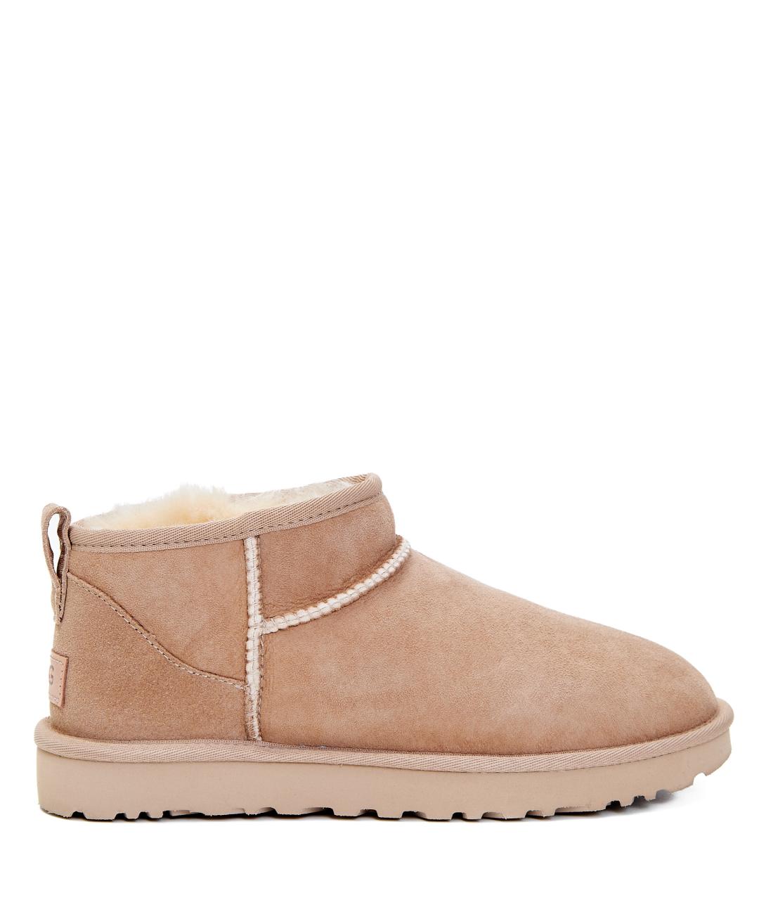 UGG AUSTRALIA Бежевые замшевые ботинки, фото 1
