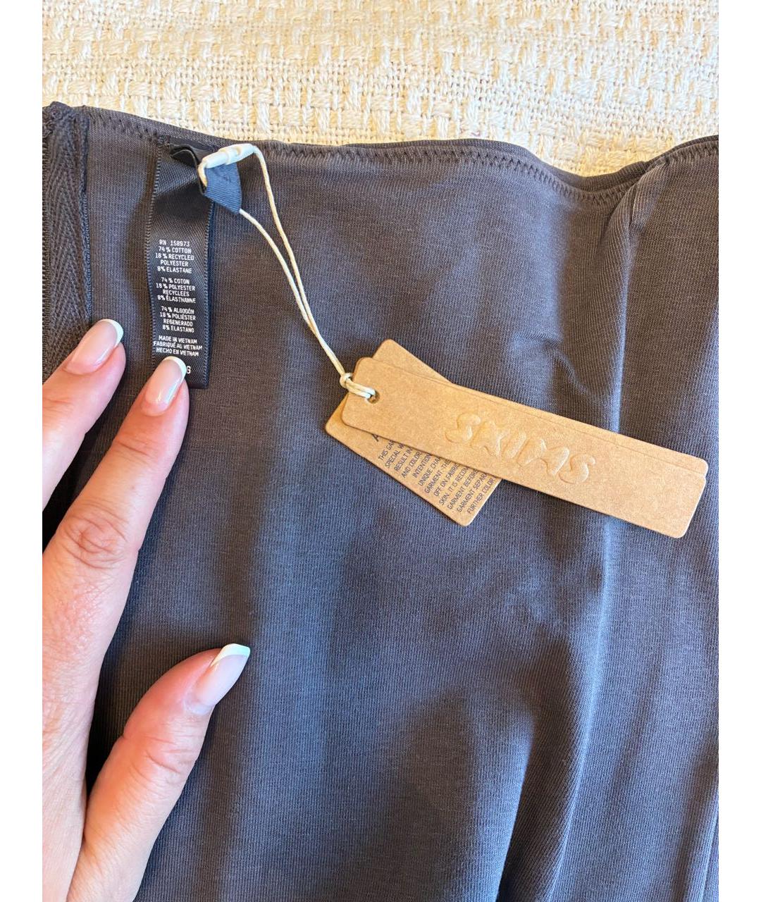 SKIMS Антрацитовый корсет, фото 3