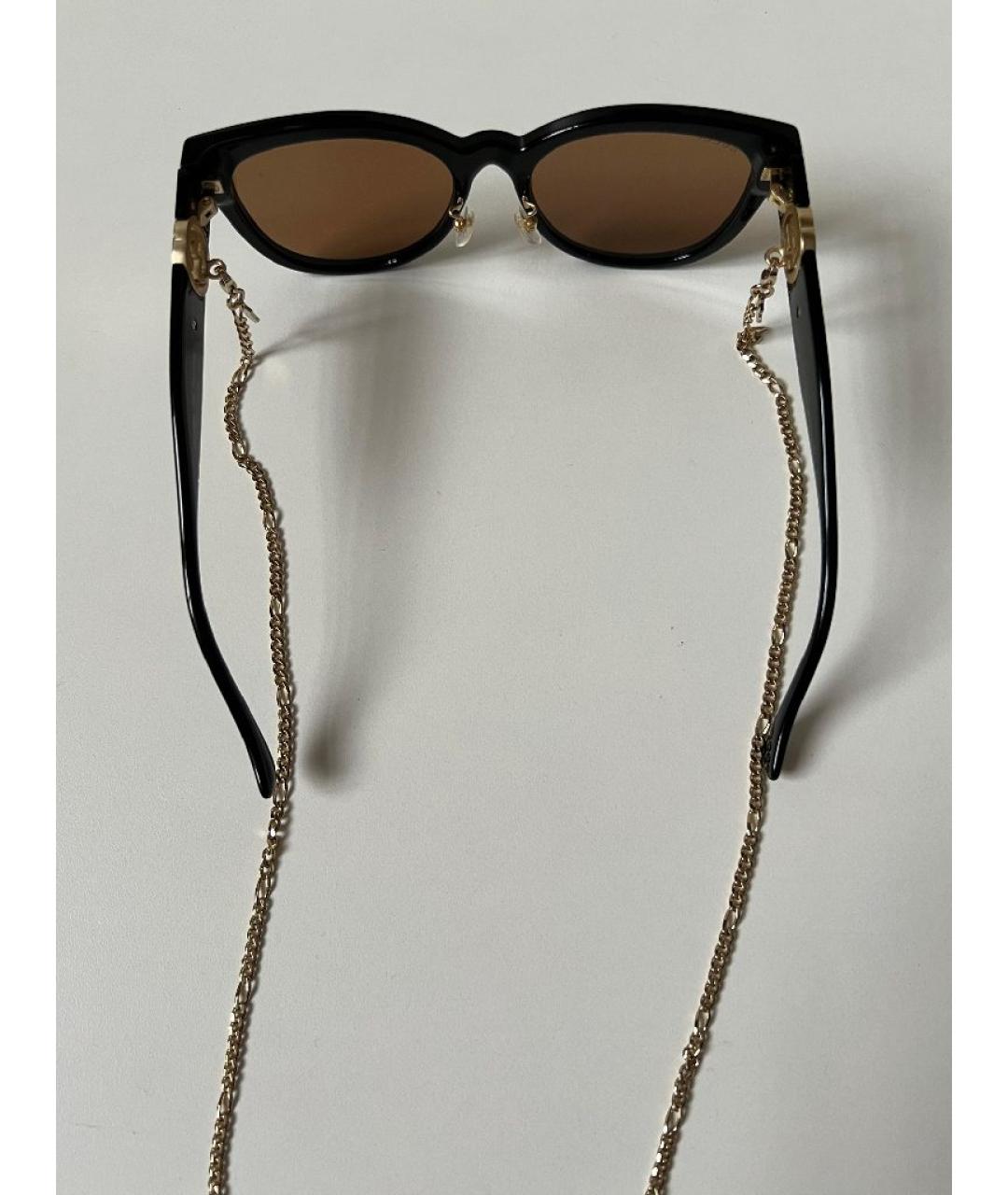 GUCCI Черные пластиковые солнцезащитные очки, фото 8