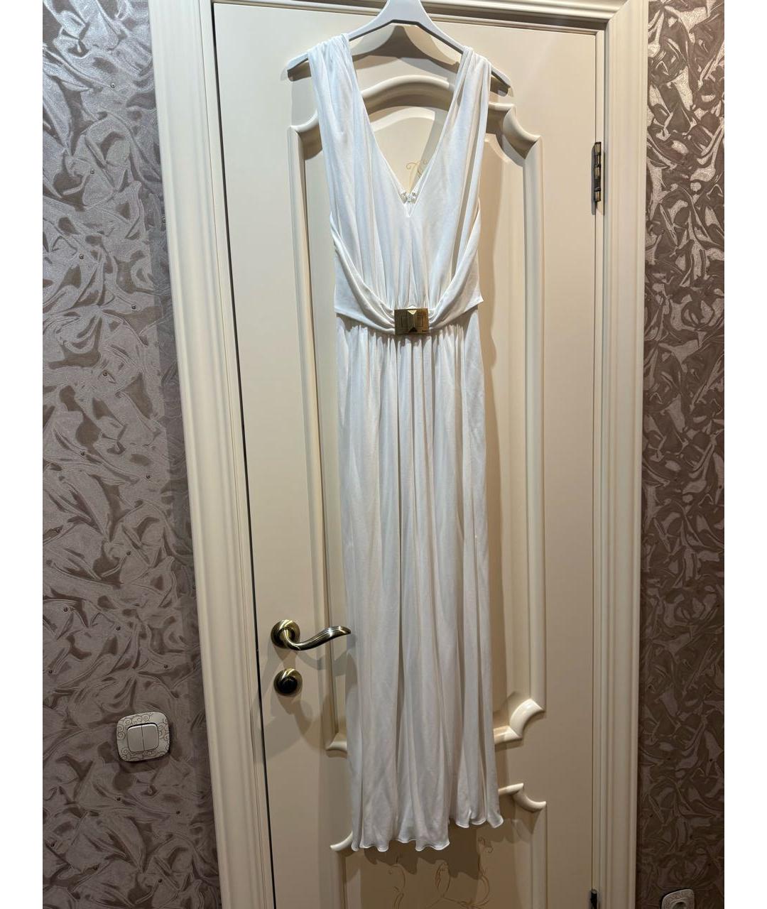 EMILIO PUCCI Белое вискозное коктейльное платье, фото 2