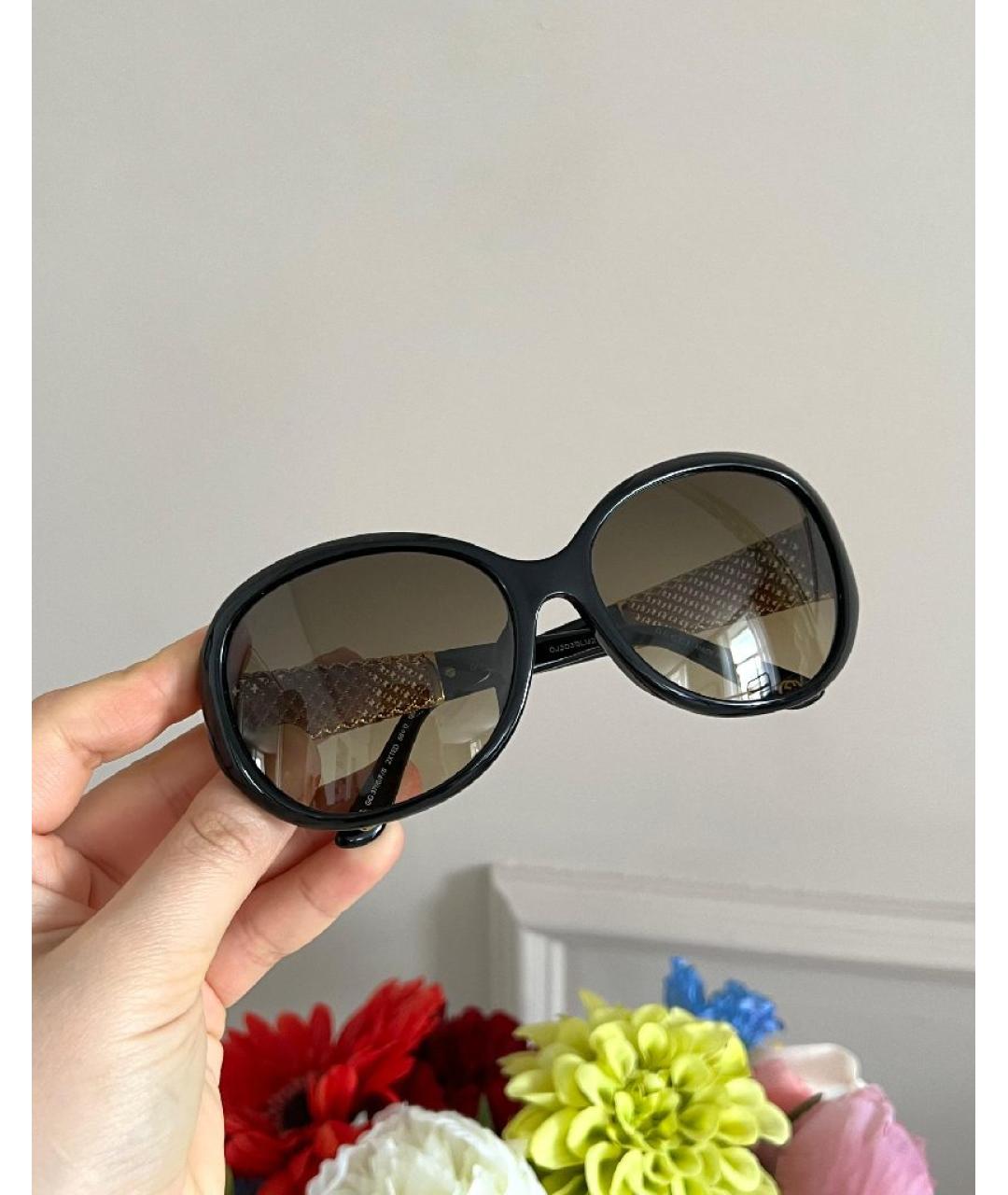 GUCCI Черные пластиковые солнцезащитные очки, фото 5