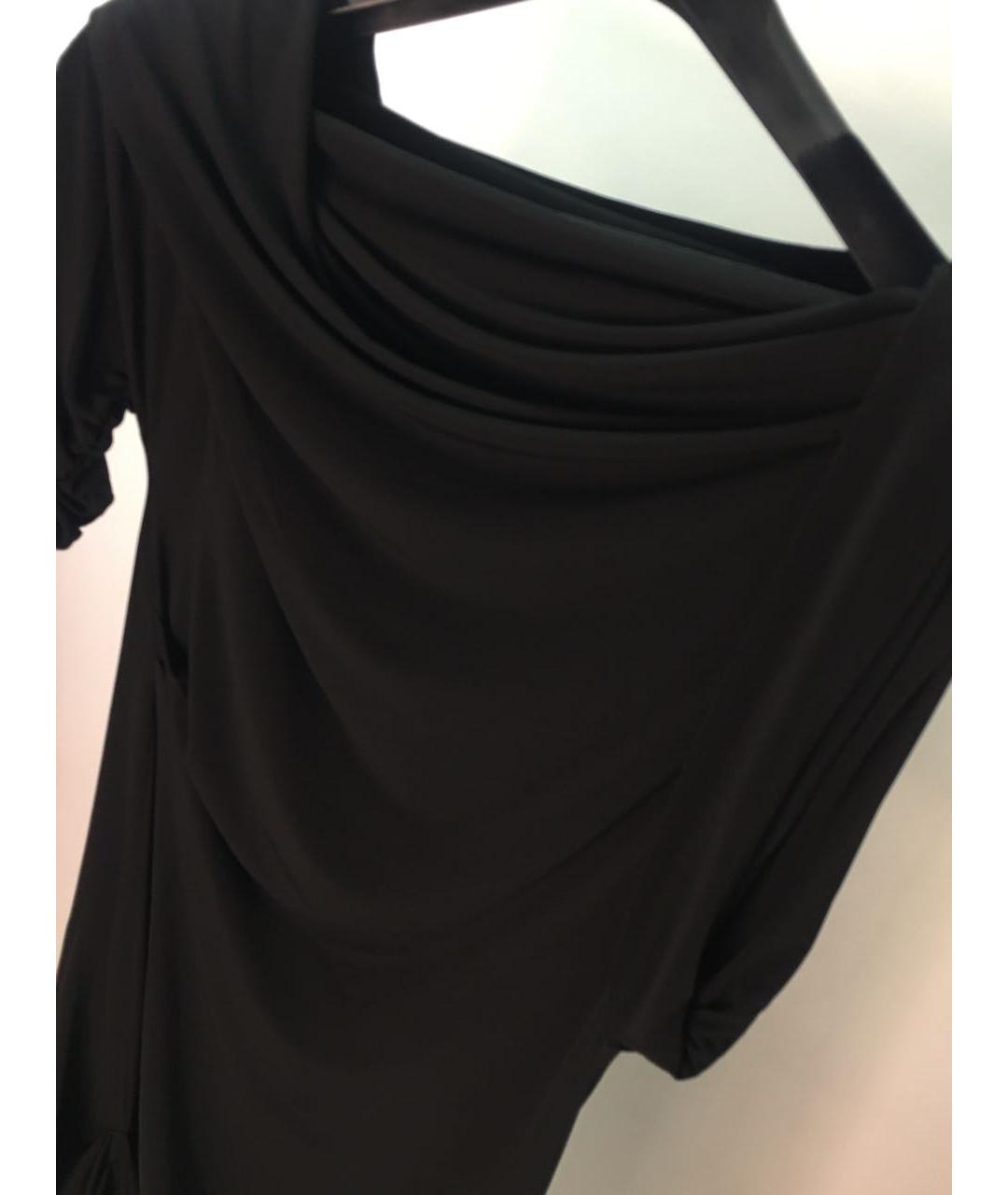 JACQUEMUS Черное вискозное платье, фото 3
