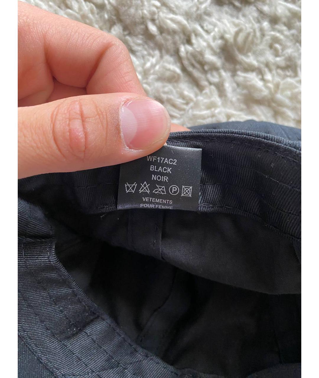 VETEMENTS Черная кепка/бейсболка, фото 5