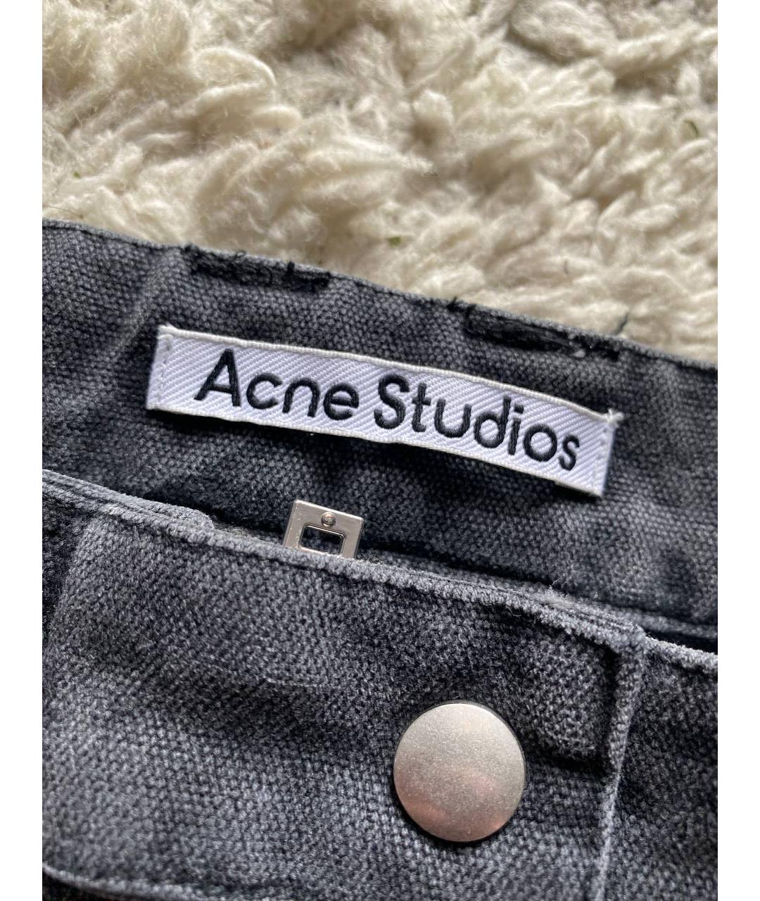 ACNE STUDIOS Серые джинсы, фото 3